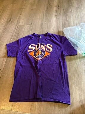 NEW NBA Phoenix Suns purple t-shirt size large